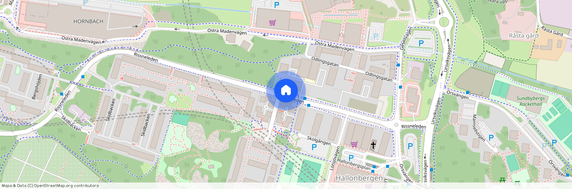 Rissneleden, Sundbyberg