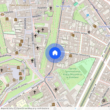 św. Gertrudy, Kraków