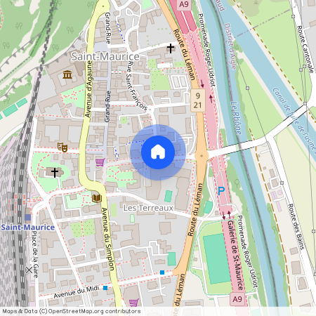 Avenue des Terreaux, 1890 St-Maurice