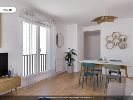 location Appartement T2 DE 64.1m² À BOBIGNY - Photo 3