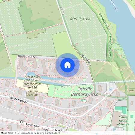 ul. Bernardyńska, Czerniaków, Mokotów, Warszawa, mazowieckie