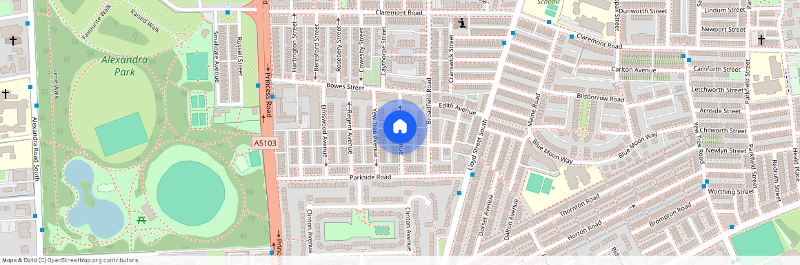 Greater Manchester, M14, Laurel Avenue, Manchester