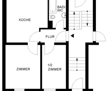 2-Zimmer-Wohnung in direkter Innenstadtlage // EG , Links - Foto 2