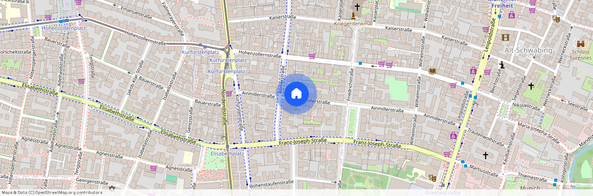 Ainmillerstrasse, 80801 München - Schwabing-West