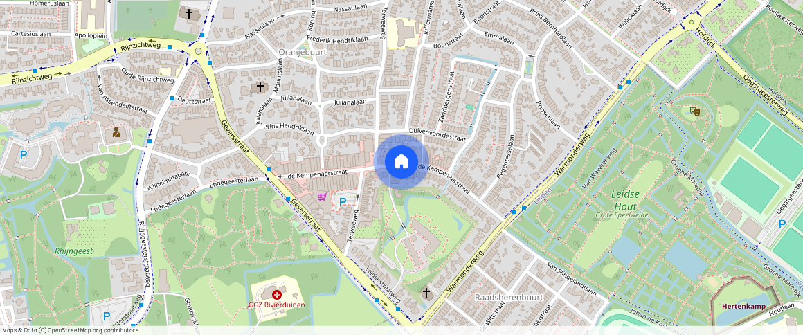 de Kempenaerstraat, 2341GH, Oegstgeest