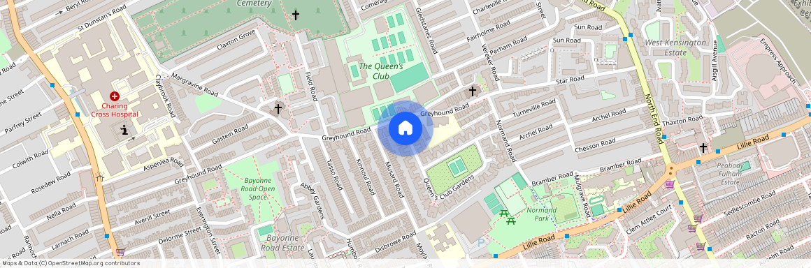 Queen's Club Gardens, W14 9SJ, London