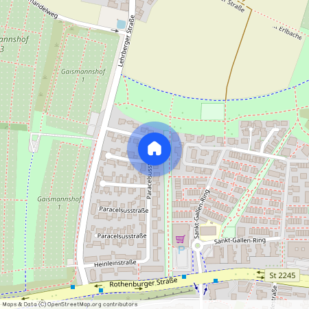 Paracelsusstr. 38, 90431 Nürnberg (Mittelfr) - Leyh