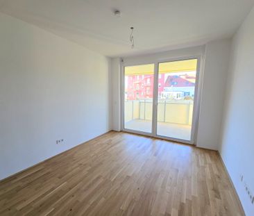 ERSTBEZUG: geförderte 2 Zimmer-Wohnung mit großem Balkon in zentral... - Foto 2