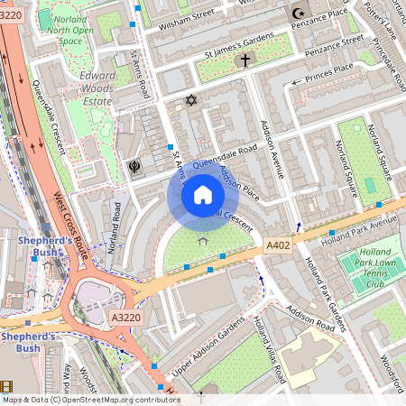 Royal Crescent, Notting Hill, W11
