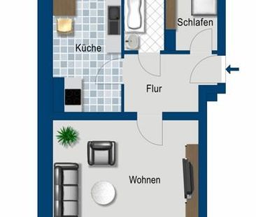 Altbautraum mit zwei Zimmern! - Photo 3