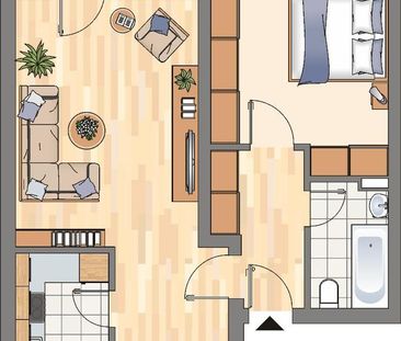 2-Zimmer-Wohnung in Dortmund Scharnhorst - Photo 6