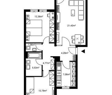 Schöne Wohnung mit Balkon in Wiesbaden sucht SIE - Foto 5