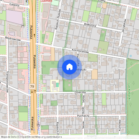 Warszawa, Ursynów, Ursynów, Pyry, Modraszki