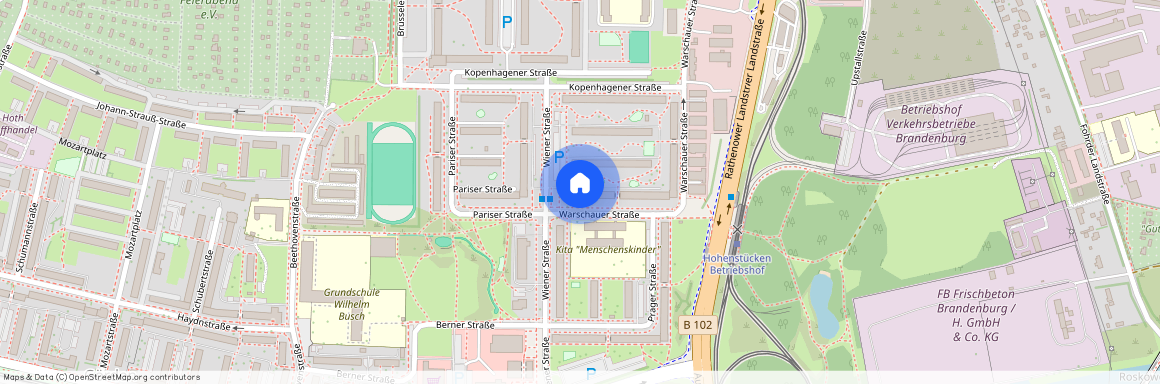 Wiener Straße 4, 14772 Brandenburg an der Havel, Hohenstücken Süd