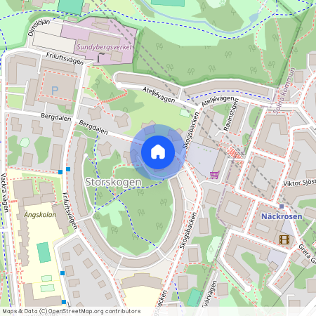 Storskogen, Bergdalen 1