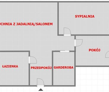 3 pokoje|miejsce w garażu|garderoba|2 balkony - Zdjęcie 3