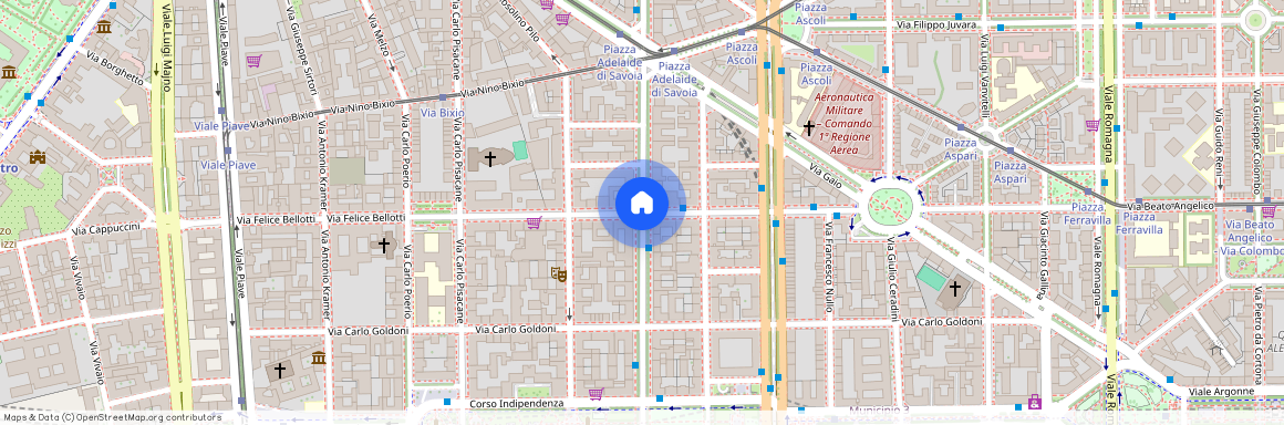 Via Gustavo Modena, Milan, Lombardy 20129