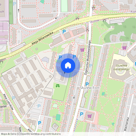 ul. Mariana Smoluchowskiego, Służew, Mokotów, Warszawa, mazowieckie