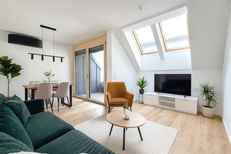 DER NÄCHSTE SOMMER KOMMT BESTIMMT!!! Terrasse+Loggia, Klimaanlage und Weitblick!!! ERSTBEZUG!!! - Photo 2