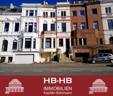 Geräumige 3-Zimmer-Wohnung in wunderschönem Altbremer Haus – Histor... - Foto 1