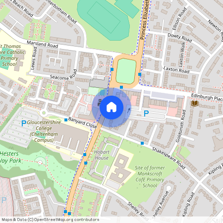 Princess Elizabeth Way, Cheltenham, GL51
