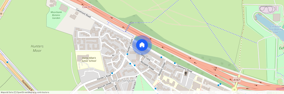 Claremont Road, Spital Tongues