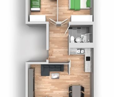 3-Raum-Wohnung Genthiner Straße 10 - Foto 6