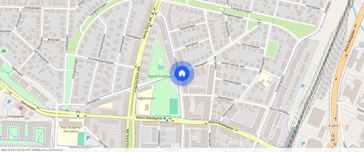 Lövstagatan **, Örebro