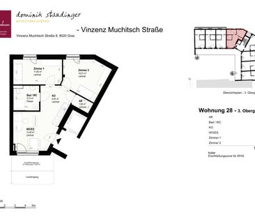 Geförderte Mietwohnung 3 Zimmer und Balkon - Generationswohnhaus Vi... - Photo 2