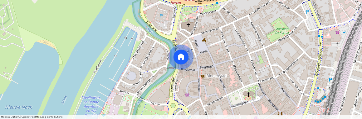 Roerkade 4-B, Binnenstad, 6041KZ, Roermond