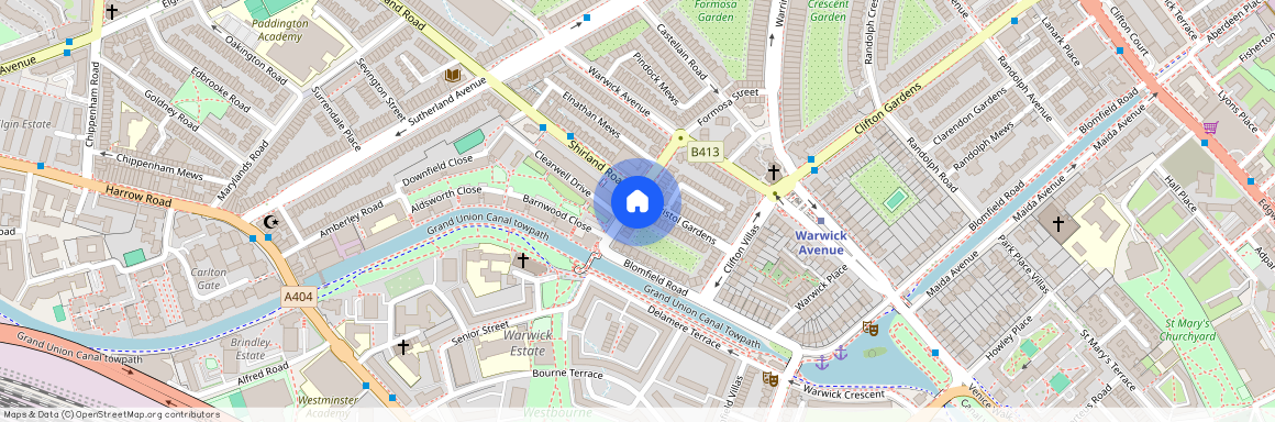 Bristol Gardens, Little Venice, W9