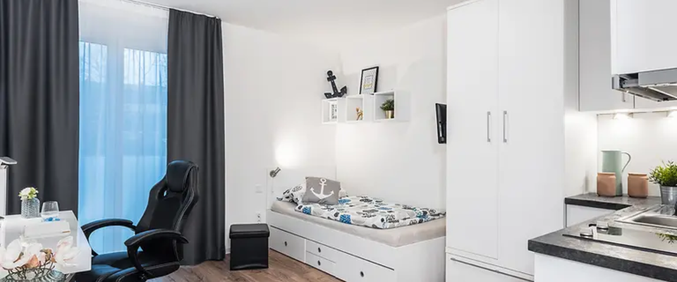 Modernes 1-Zimmer Apartment für Studenten - Verfügbar ab 15.10. - Photo 1