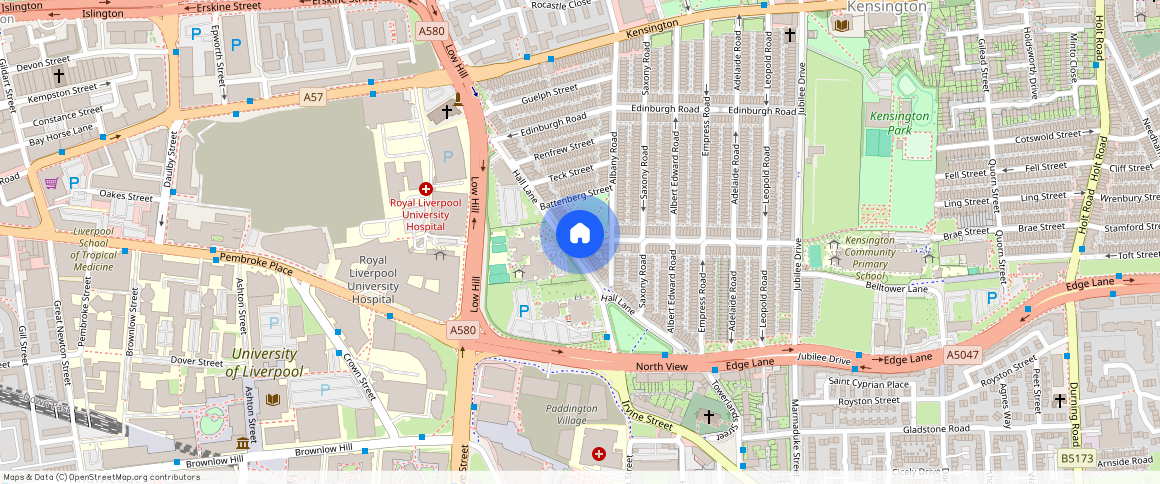 Hall Lane, Kensington, Liverpool, L7 8TE