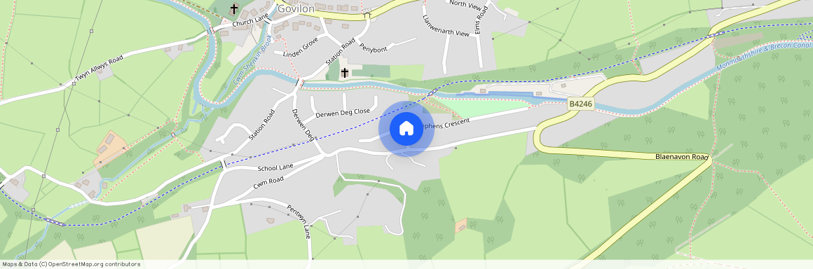 Stephens Crescent, Govilon, Abergavenny, NP7