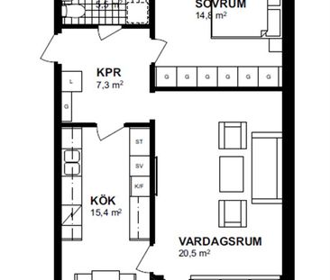 Dalgårdsgatan 7 B - Foto 1