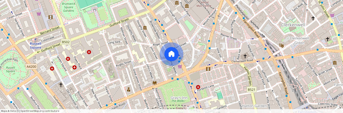 Northington Street, Bloomsbury, London, WC1N