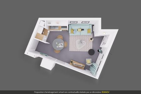 location Appartement T2 DE 39.8m² À MASSY - Photo 3