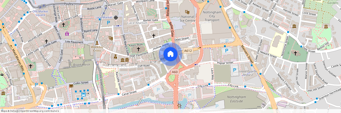 Apartment 5, Varsity City, Lace Market. NG1