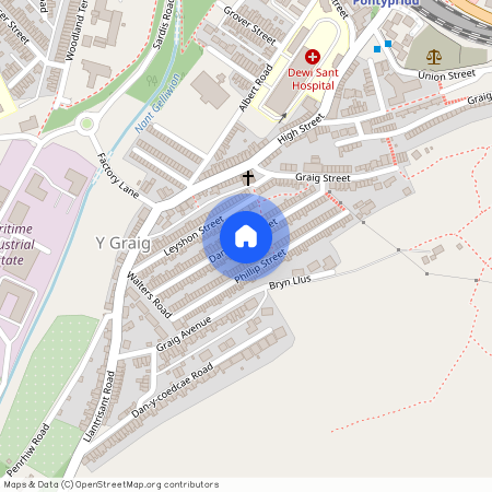 Danygraig Street, Pontypridd CF37