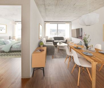 Modern 2.5-room apartment with large shared roof terrace - Foto 1