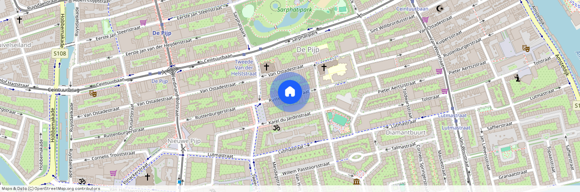 Nieuwe Pijp, 1073 GL, Rustenburgerstraat, Amsterdam