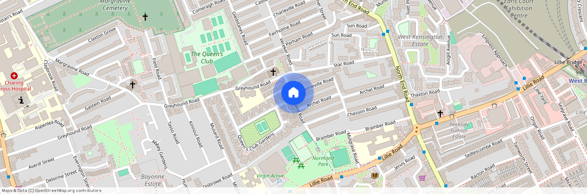 Queens Club Terrace, London W14