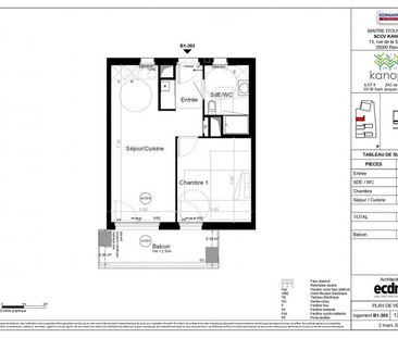 Appartement 2 pièces – 44 m² environ à Saint-Jacques-de-la-Lande (r... - Photo 3