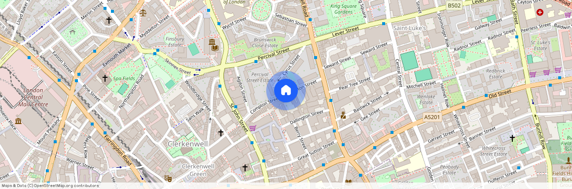 Compton Street, Clerkenwell, London, EC1V