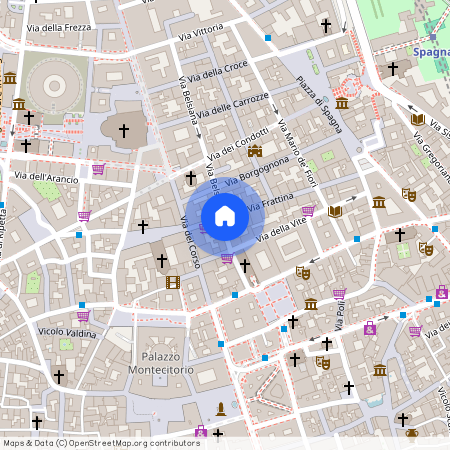 Via del Gambero 31, 00187 Rome RM, Italy