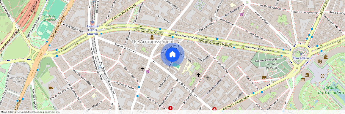 Rue Eugène Delacroix, 75016, Paris