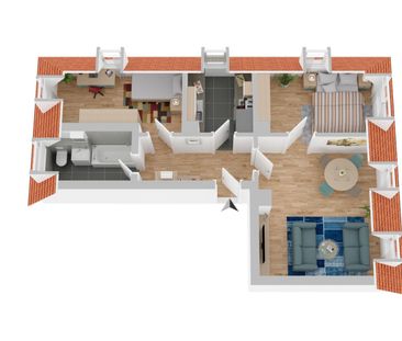 - 3 - Raumwohnung und Aussenstellplatz in Pirna, ALLES NEU, Erstbezug - Photo 4