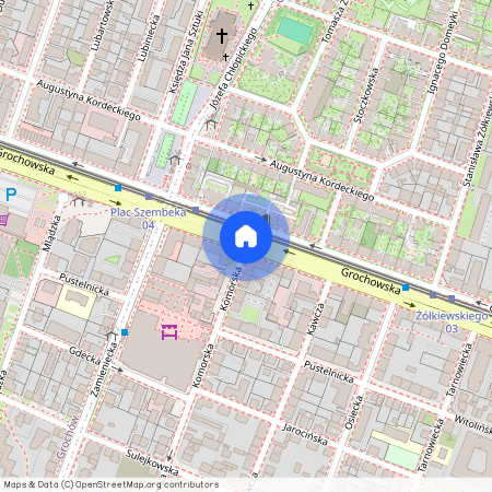 ul. Grochowska, Gocławek, Praga-Południe, Warszawa, mazowieckie