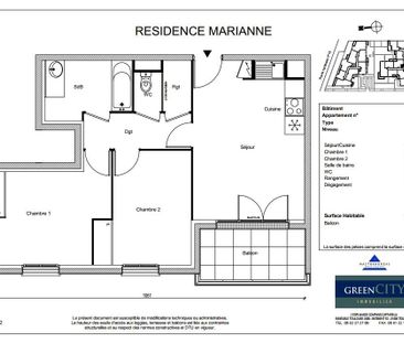 Location Appartement 3 pièces 55m² EPONE 78680 - Photo 4