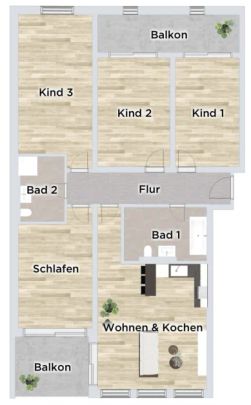 Atemberaubende 5-Raum-Wohnung (Erstbezug) - Photo 1